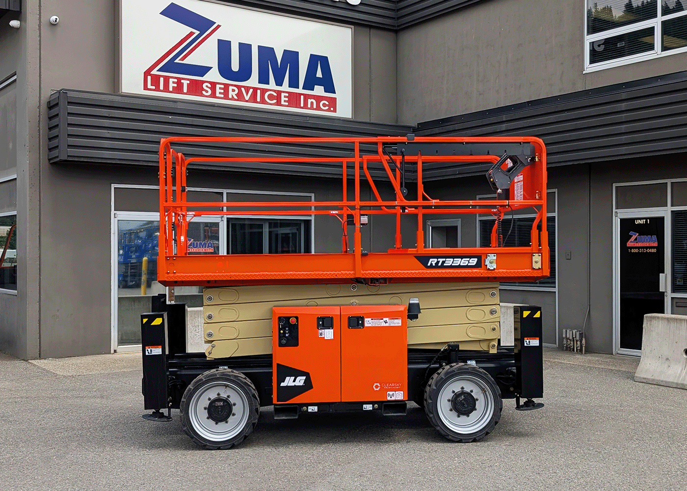 NEW JLG RT3369 Rough Terrain Scissor Lift (With Outriggers)