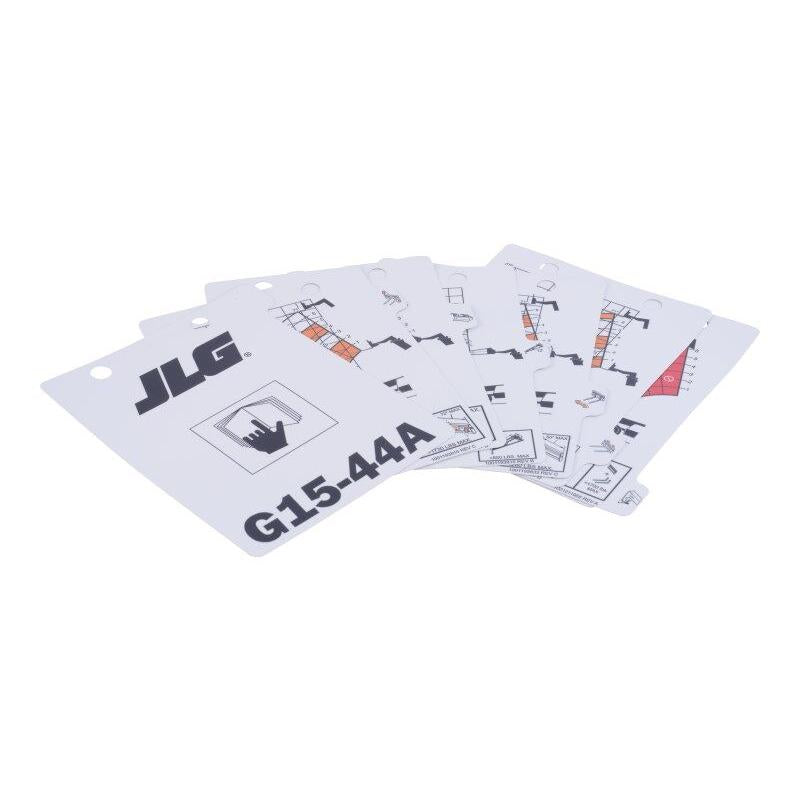 JLG Part # 1001211953 - LOAD, CHART BOOKLET G15-44A