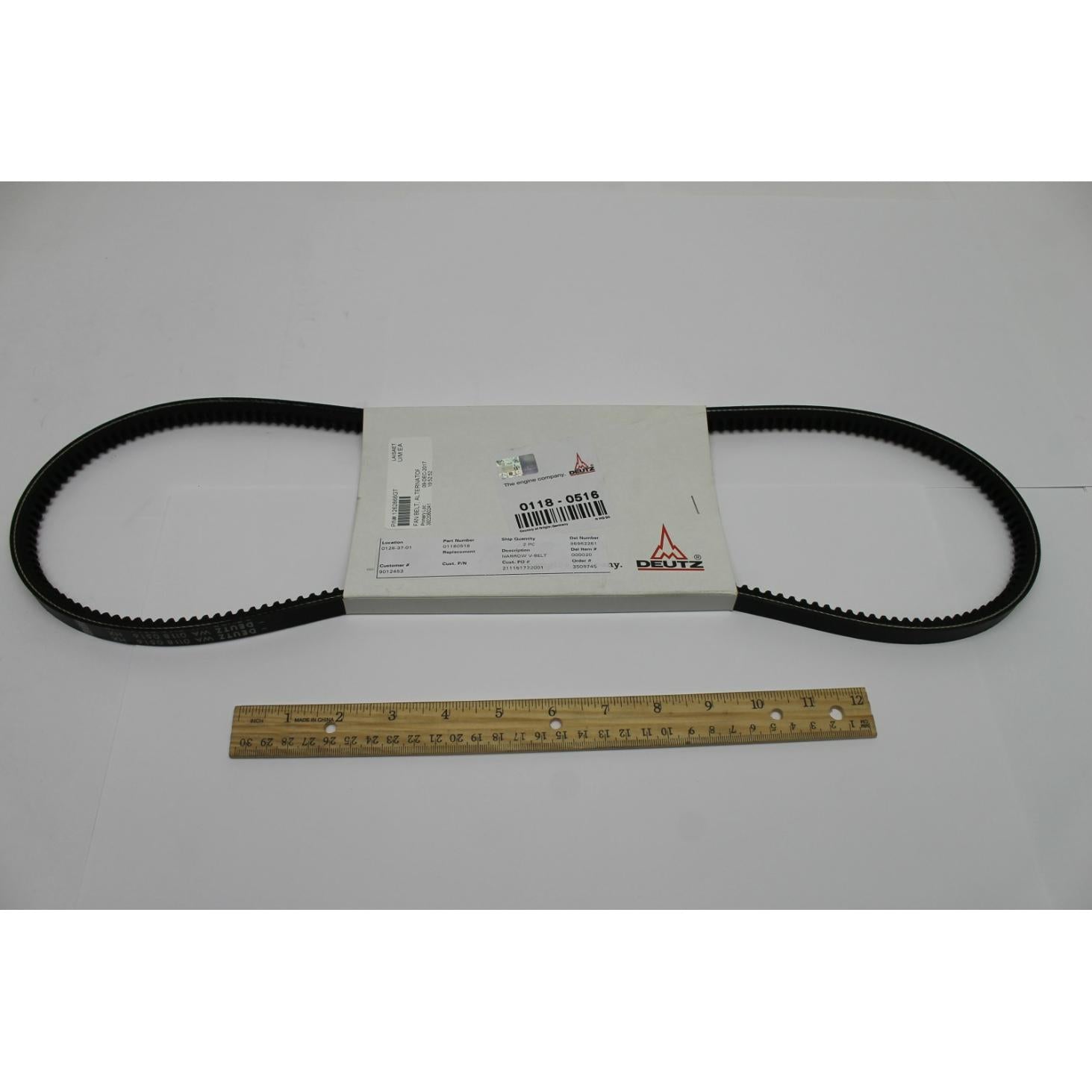 ベル Genie Part # 1262866, 1262866GT - FAN BELT, ALTERNATOR