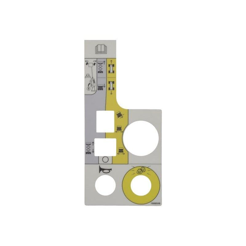 Skyjack Part # 156885 - Label, UV, Control Box Pictori