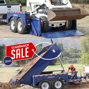 12 FT Air-tow Drop Deck Trailers