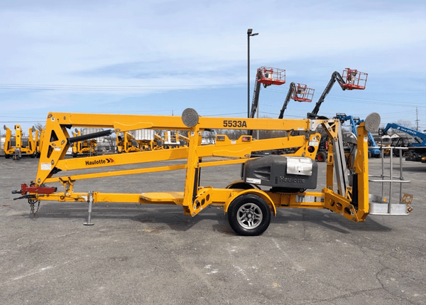 2017 Haulotte / Biljax 5533A Towable Boom Lift (Illinois)