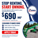 2017 Genie S45 Boom Lift