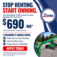 2017 Genie S45 Boom Lift