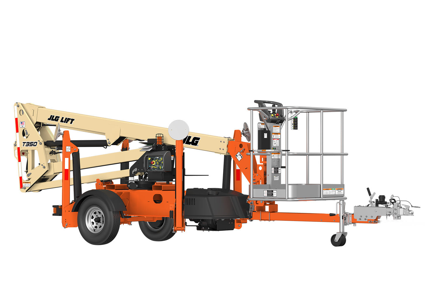Towable Stack NEW JLG T350 Towable Boom Lift - JLG ET350 Tow Behind Lift