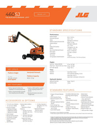 2016 JLG 460SJ Boom Lift