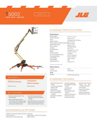 NEW JLG ET500J Towable Boom Lift