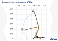 2021 Haulotte 4527A Towable Boom Lift