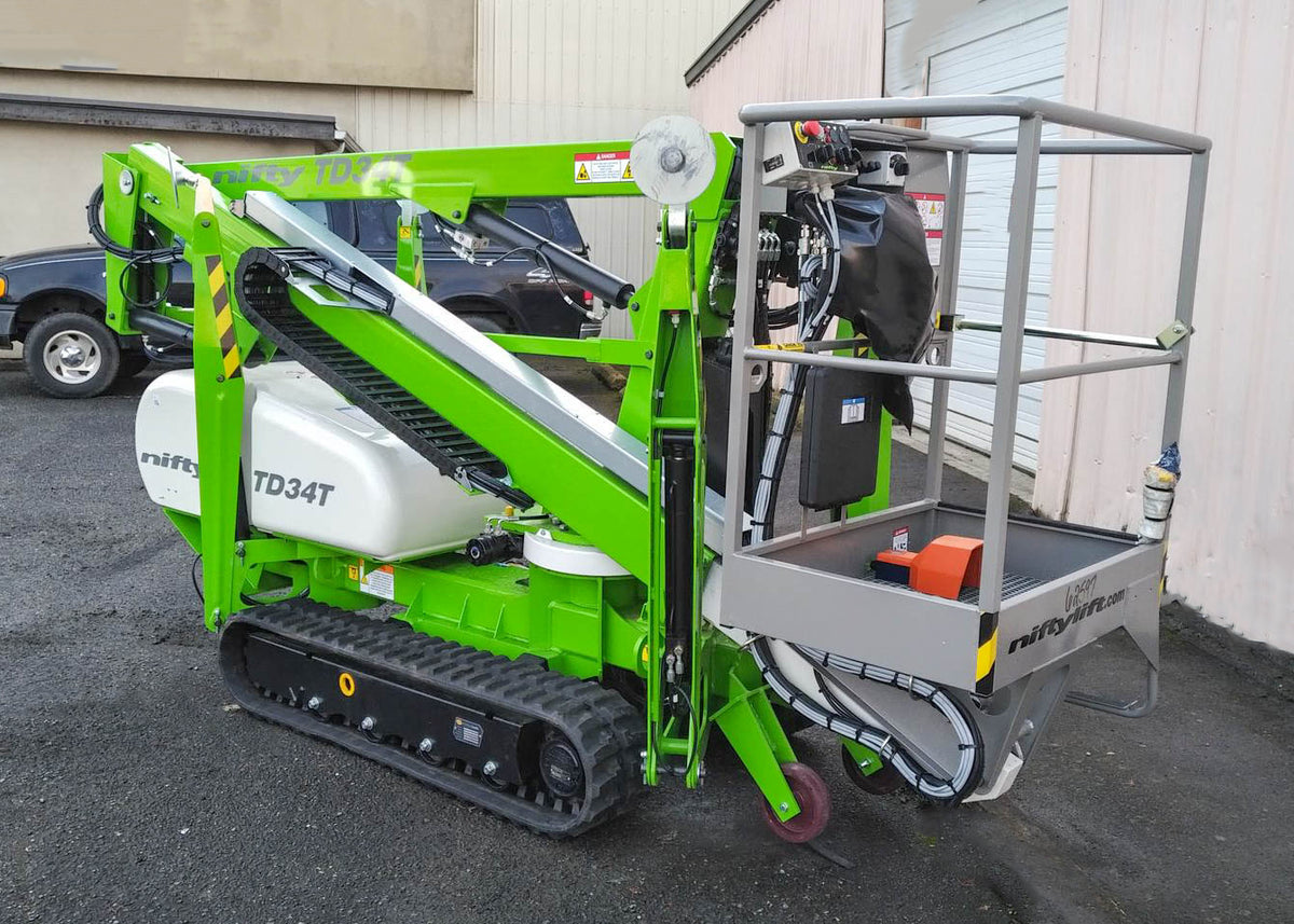 New Niftylift TD34T Crawler Boom Lift For Sale. In Stock.