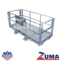 Galvanized 4x8 Telehandler Man Basket