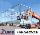 Galvanized 4x8 Telehandler Man Basket