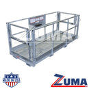 Galvanized 4x8 Telehandler Man Basket