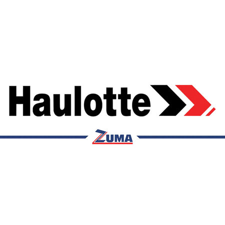 Haulotte logo with Zuma logo on a white background