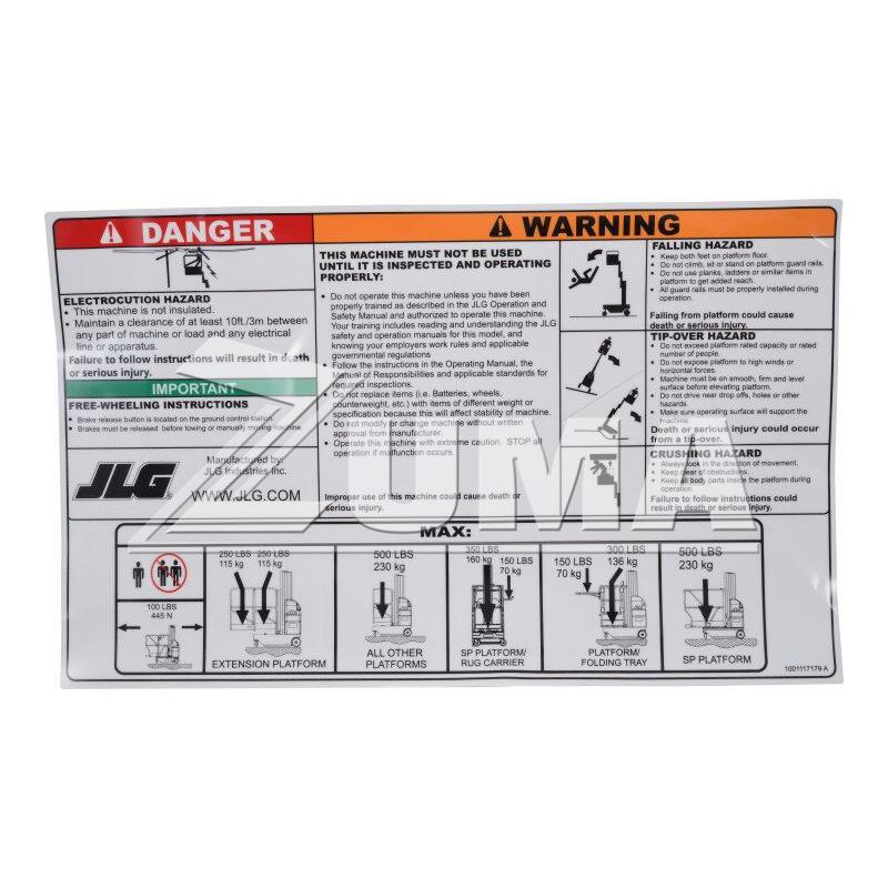 JLG Part 1001117179 Image 2