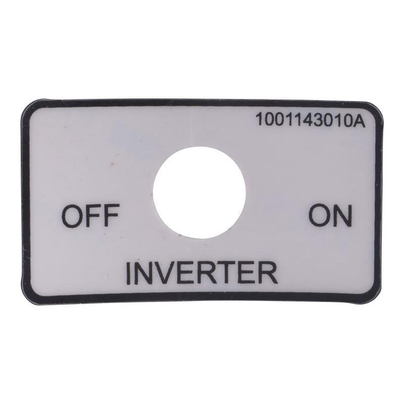 JLG Part # 1001143010 - DECAL, ON\OFF INVERTER
