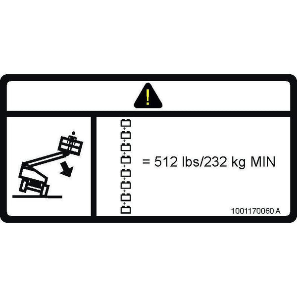 JLG Part 1001170060 Image 1