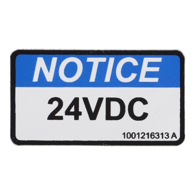 JLG Part # 1001216313 - DECAL, 24 VOLT DC