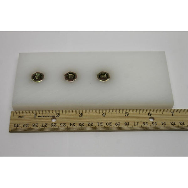 Genie Part # 107586, 107586GT - WEAR PAD,7X3X.50 W/NUTS