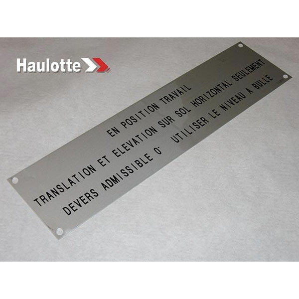 Haulotte Part 108C138310 Image 1