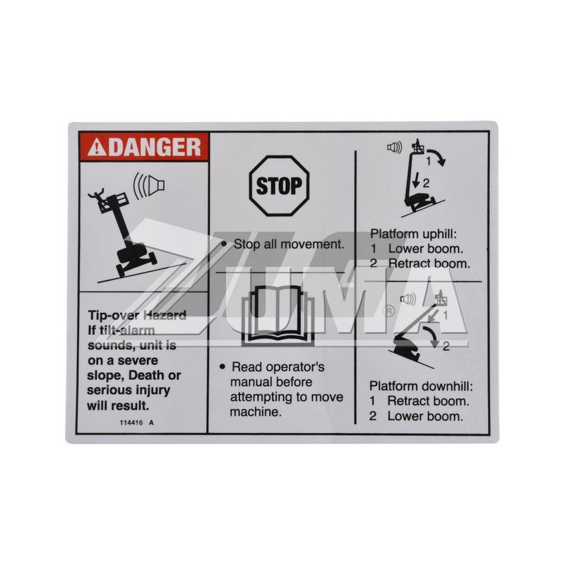 JLG Part 114416 Image 2