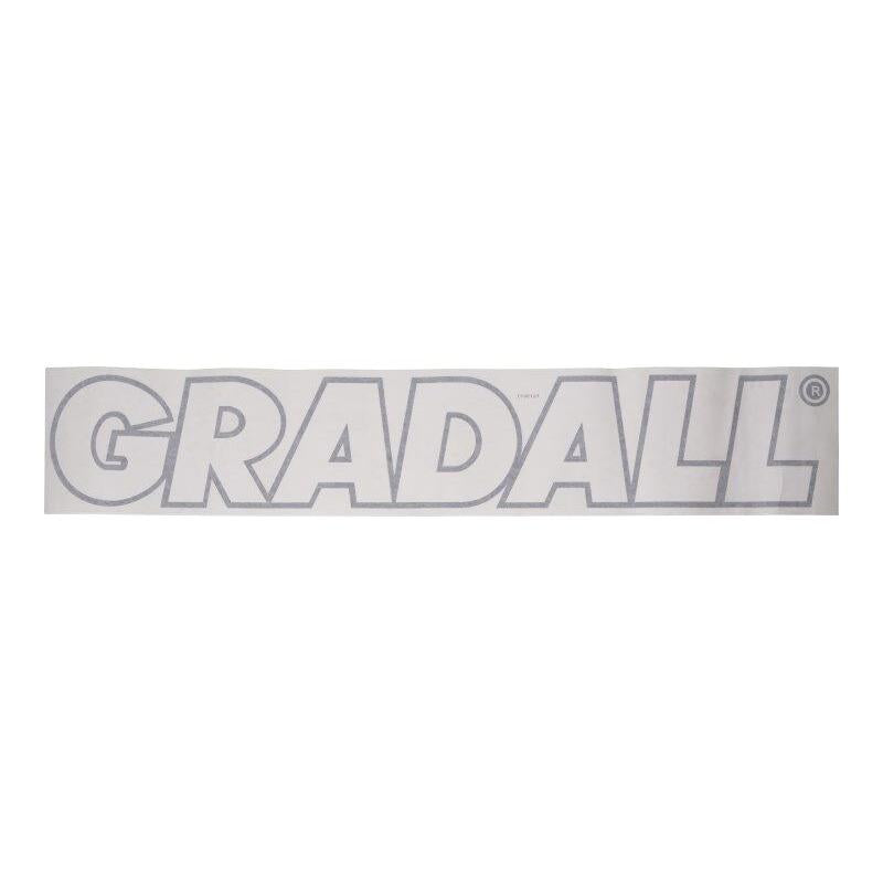 JLG Part # 1706184 - DECAL, GRADALL WHITE 12