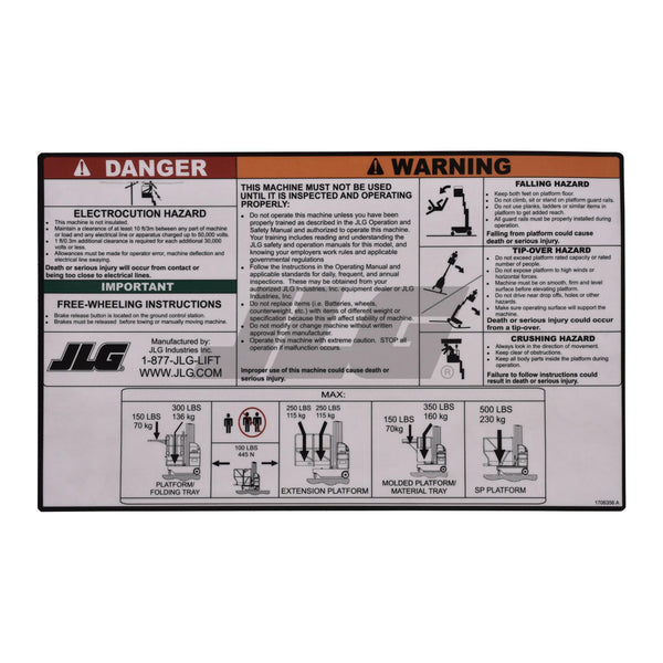 JLG Part 1706356 Image 1