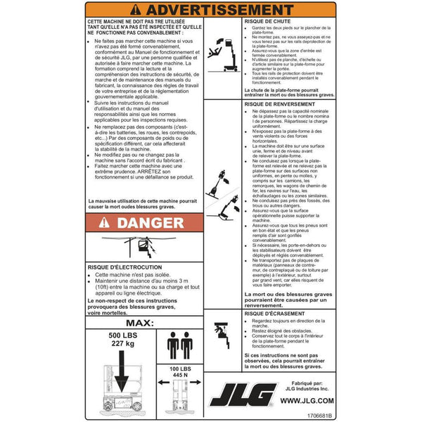 JLG Part 1706681 Image 1