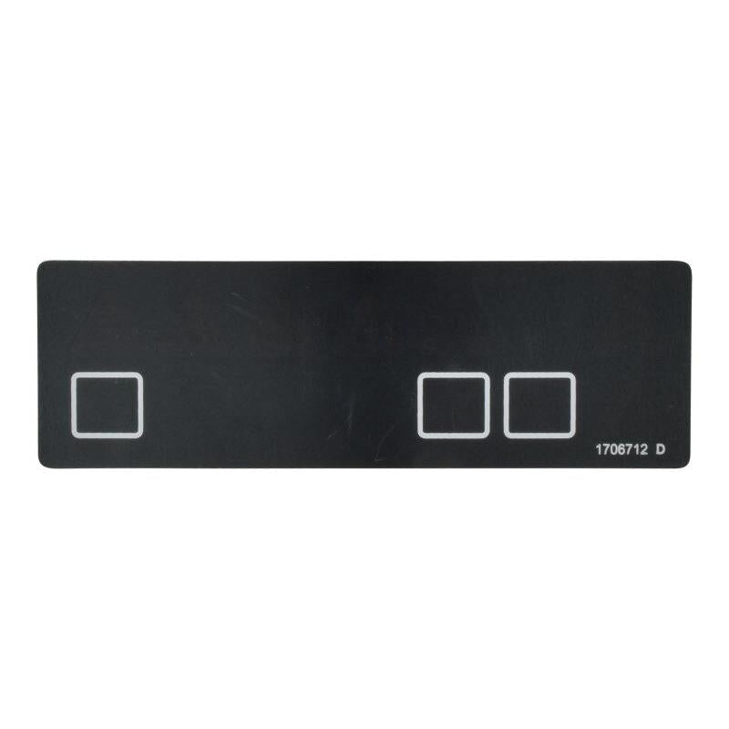 JLG Part # 1706712 - DECAL, DISPLAY PANEL (MTB)