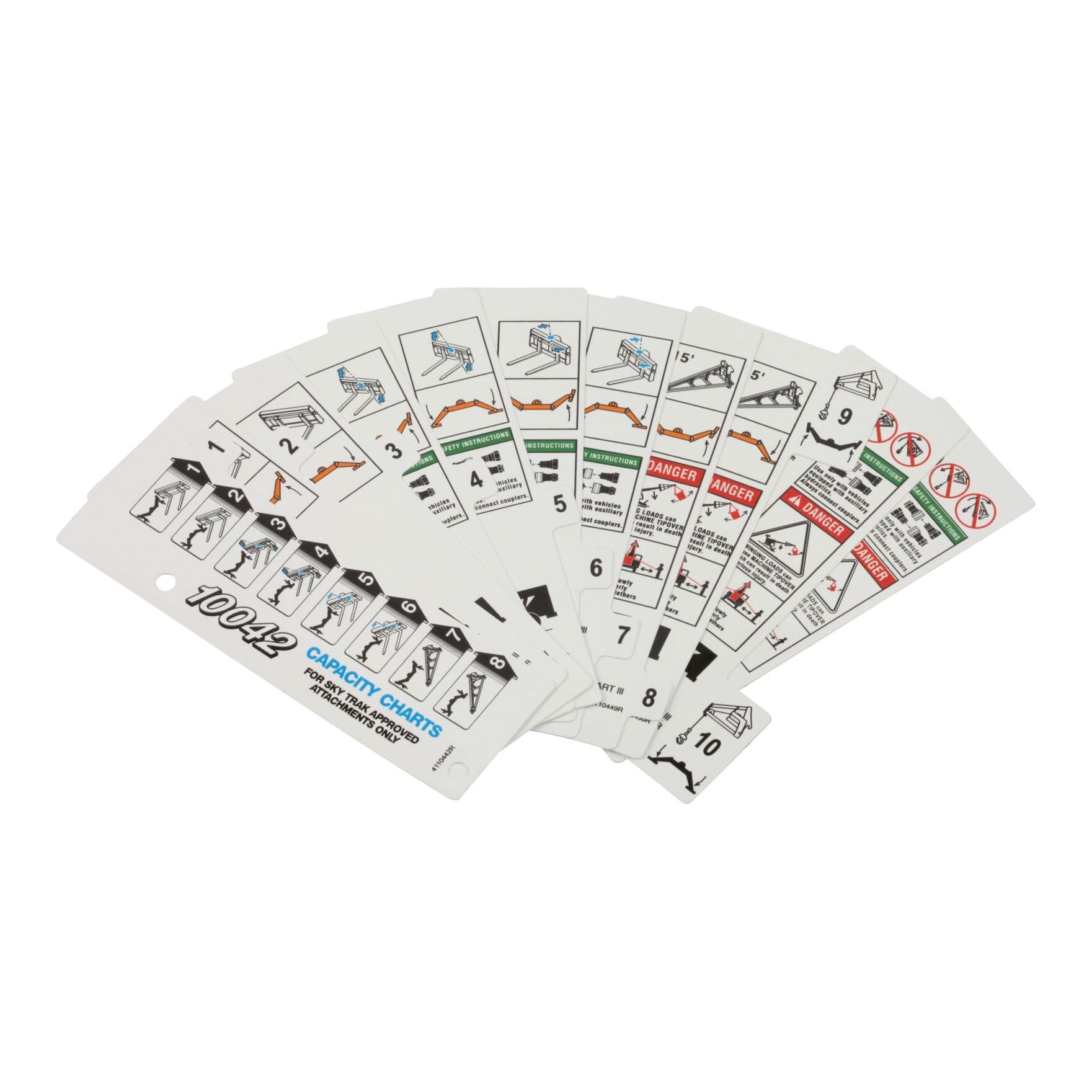 JLG Part # 1706799 - BOOKLET N. AMERICAN LOAD CHART