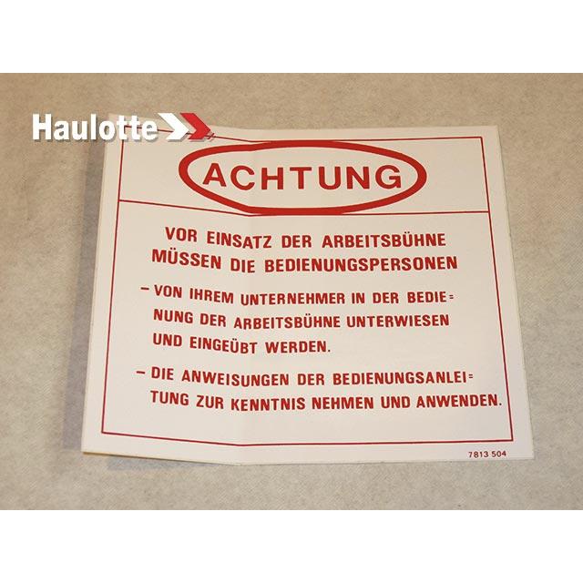 Haulotte Part 3078135040 Image 1