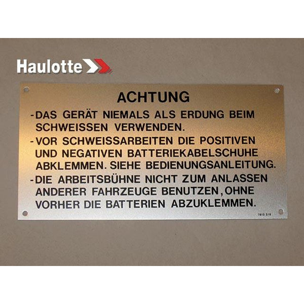 Haulotte Part 3078135180 Image 1