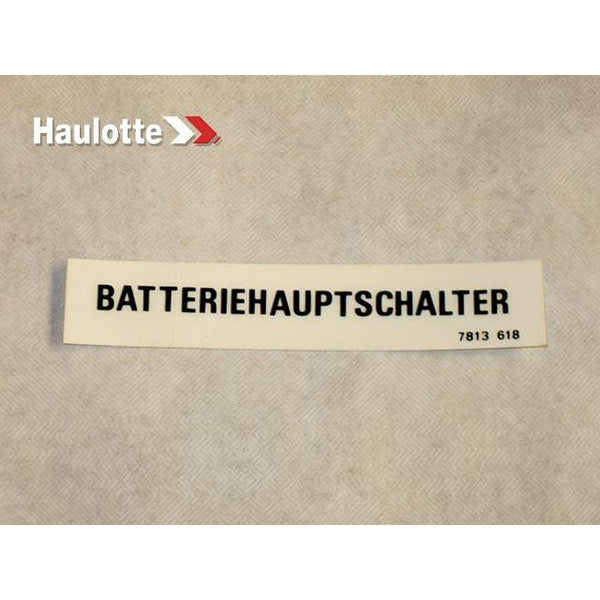 Haulotte Part 3078136180 Image 1