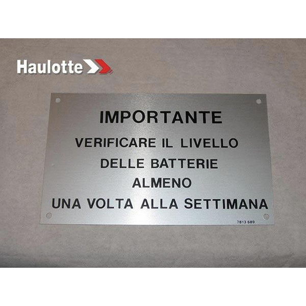 Haulotte Part 3078136890 Image 1