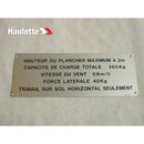 Haulotte Part 3078137870 Image 1