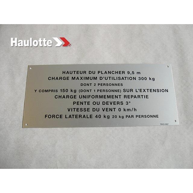Haulotte Part 3078138870 Image 1