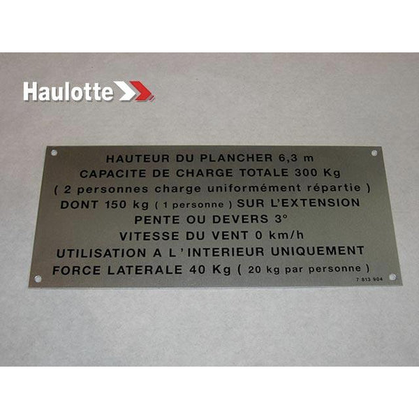 Haulotte Part 3078139040 Image 1