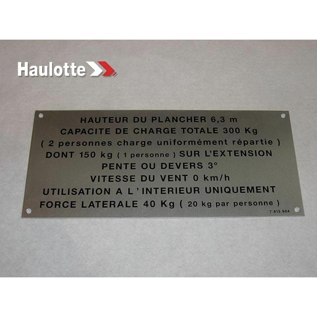 Haulotte Part 3078139040 Image 1