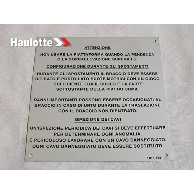 Haulotte Part 3078141680 Image 1