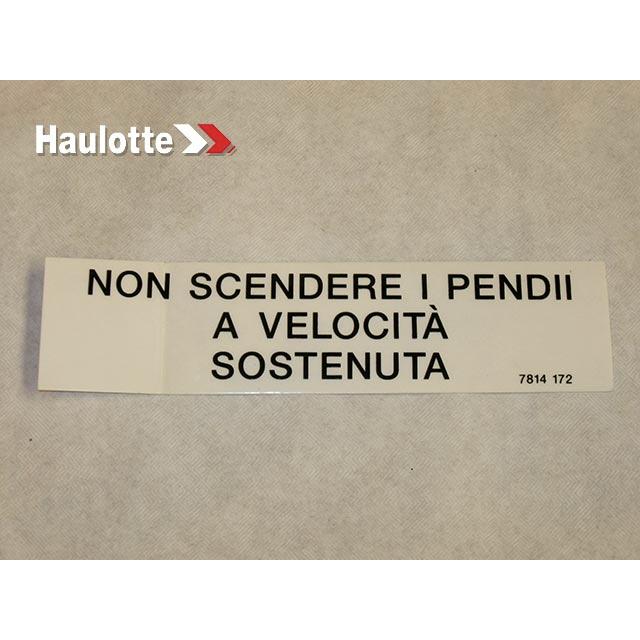 Haulotte Part 3078141720 Image 1