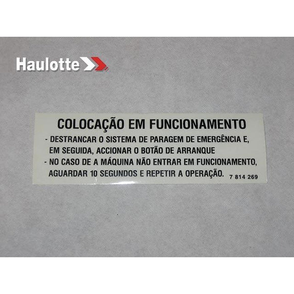 Haulotte Part 3078142690 Image 1