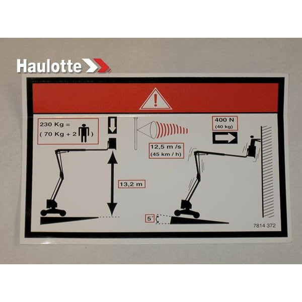Haulotte Part 3078143720 Image 1