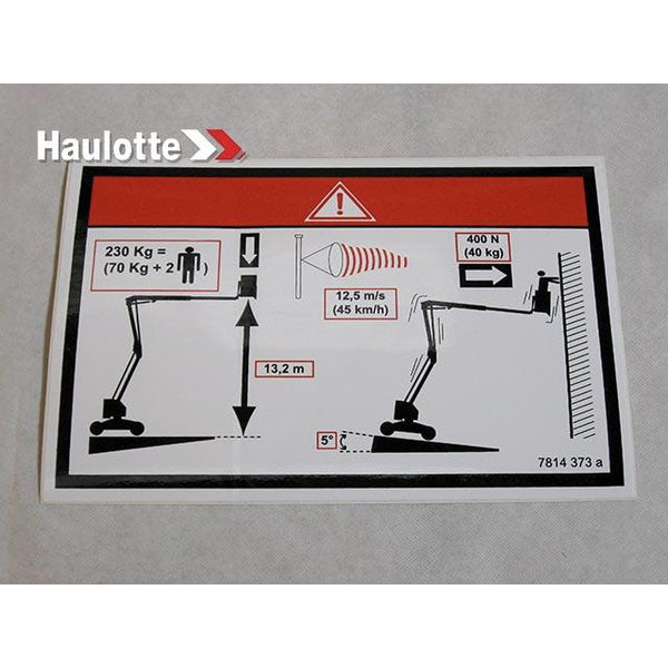 Haulotte Part 3078143730 Image 1