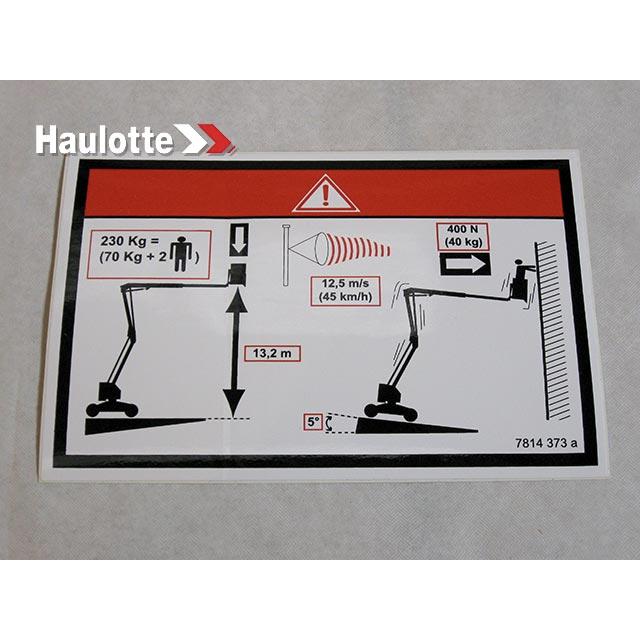 Haulotte Part 3078143730 Image 1