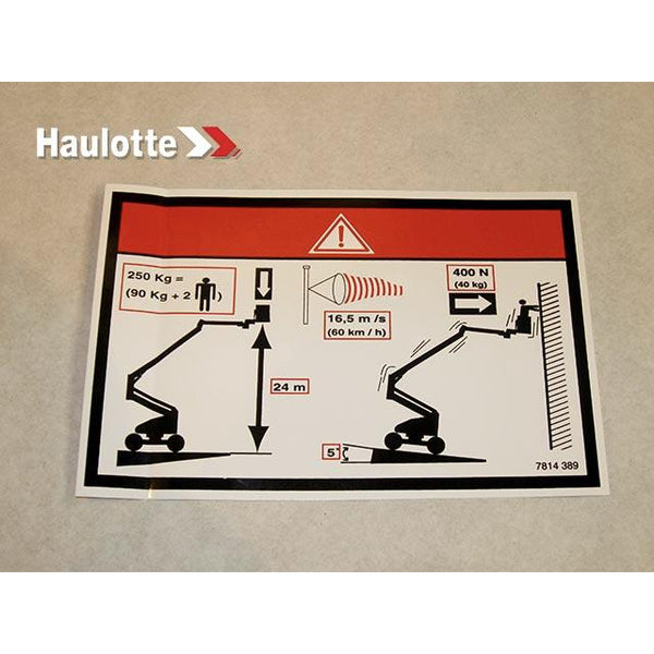 Haulotte Part 3078143890 Image 1