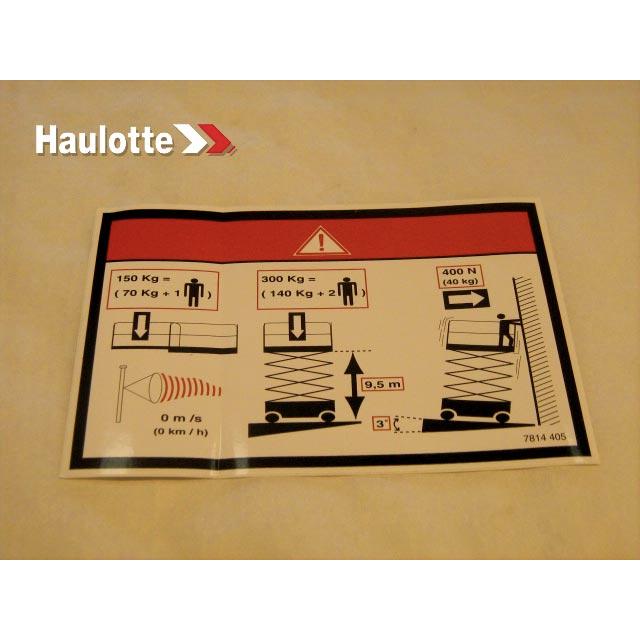 Haulotte Part # 3078144050 - FLOOR HEIGHT 