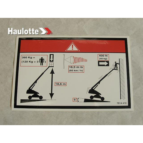 Haulotte Part 3078144100 Image 1