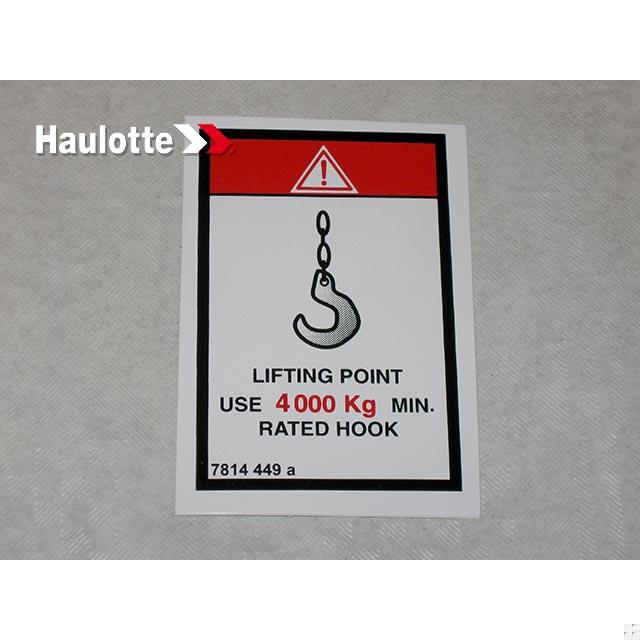 Haulotte Part 3078144490 Image 1