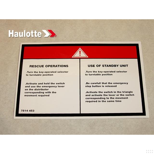 Haulotte Part 3078144530 Image 1
