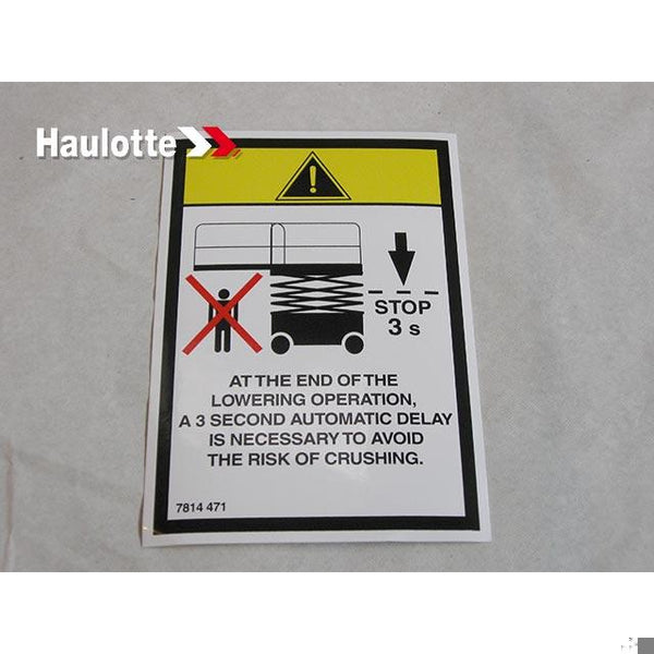 Haulotte Part 3078144710 Image 1