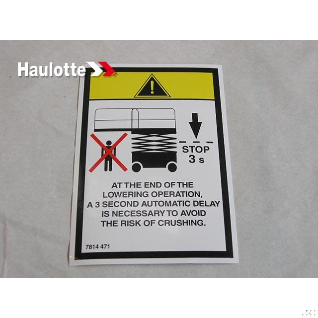 Haulotte Part 3078144710 Image 1